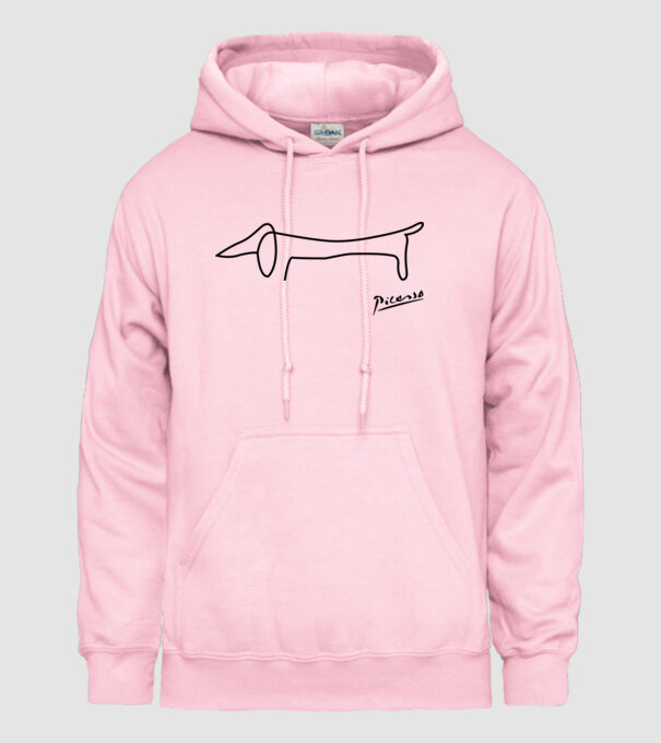 Picasso model roz deschis pe tricou