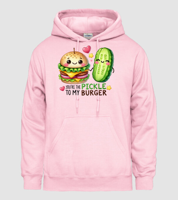 Pickle to my Burger model roz deschis pe tricou