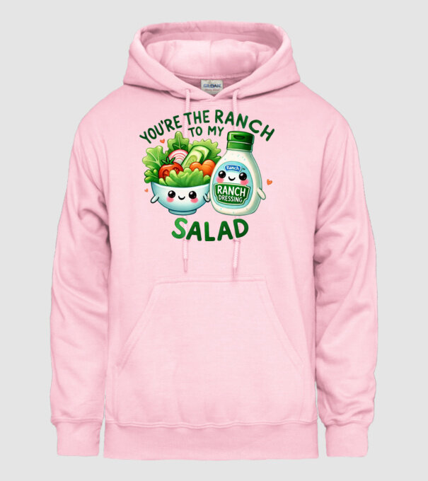 Ranch to my Salad model roz deschis pe tricou