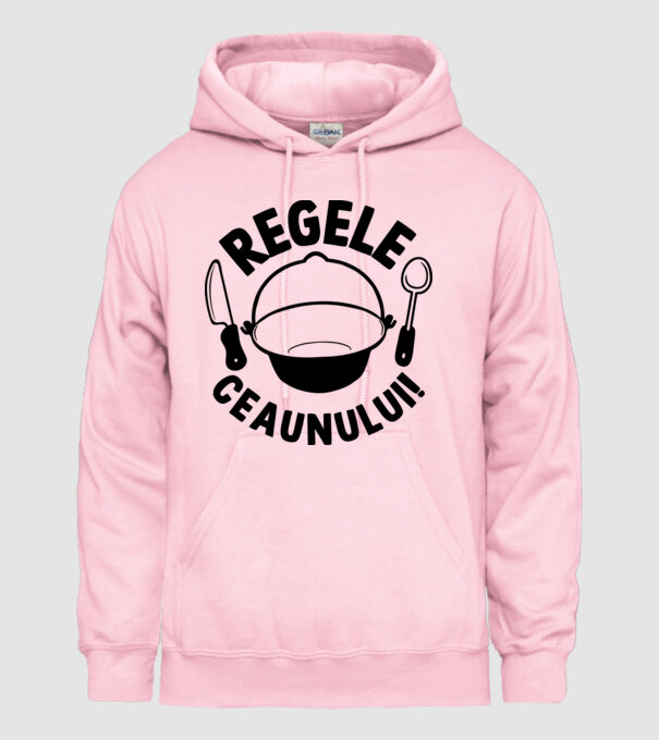 Regele - ceaunului! model roz deschis pe tricou