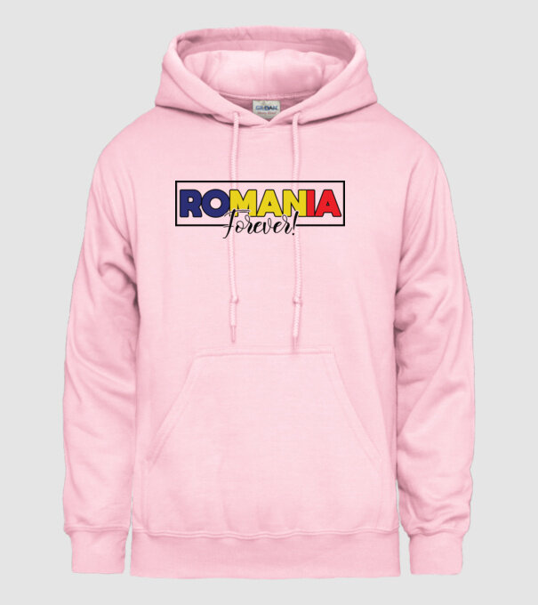 Romania forever model roz deschis pe tricou