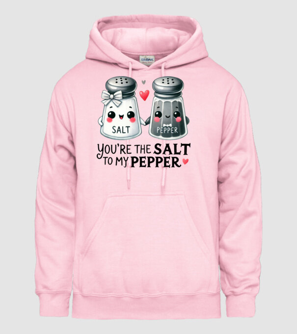 Salt to my Pepper model roz deschis pe tricou