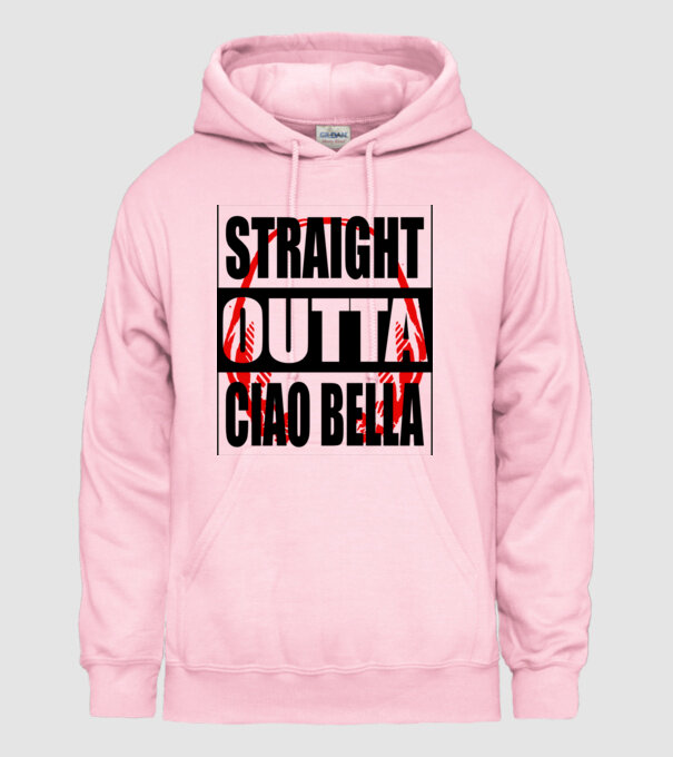 straight outta bella ciao model roz deschis pe tricou