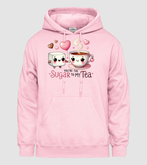 Sugar to my Tea model roz deschis pe tricou