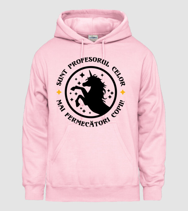 Sunt profesorul celor mai fermecători copii model roz deschis pe tricou