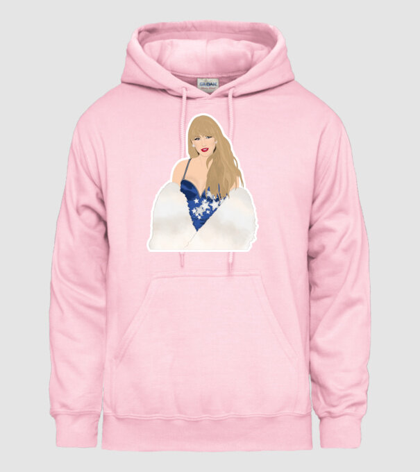 Taylor Swift blue model roz deschis pe tricou