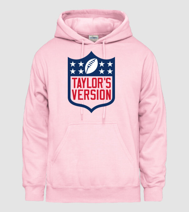 Taylor Swift football logo model roz deschis pe tricou