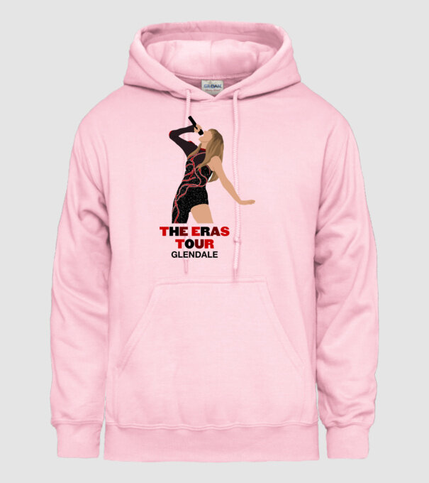 Taylor Swift The Eras Tour Glendale model roz deschis pe tricou