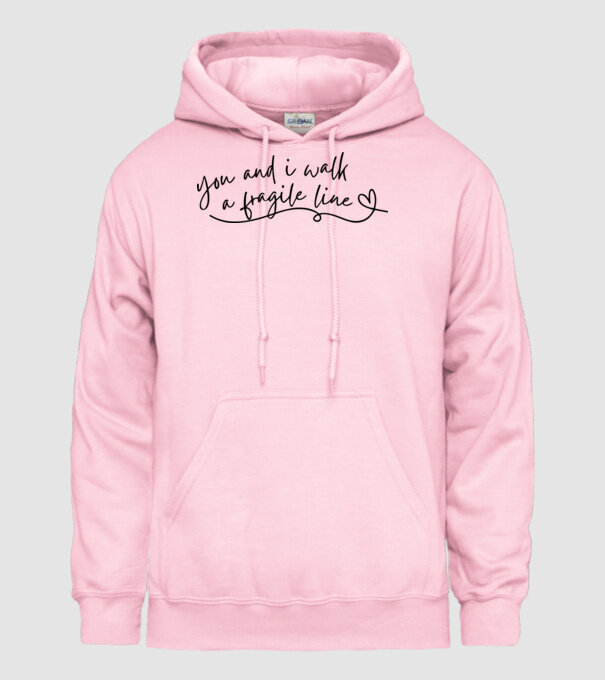 Taylor Swift you and i walk a fragile line model roz deschis pe tricou