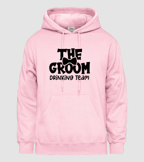 The Groom model roz deschis pe tricou