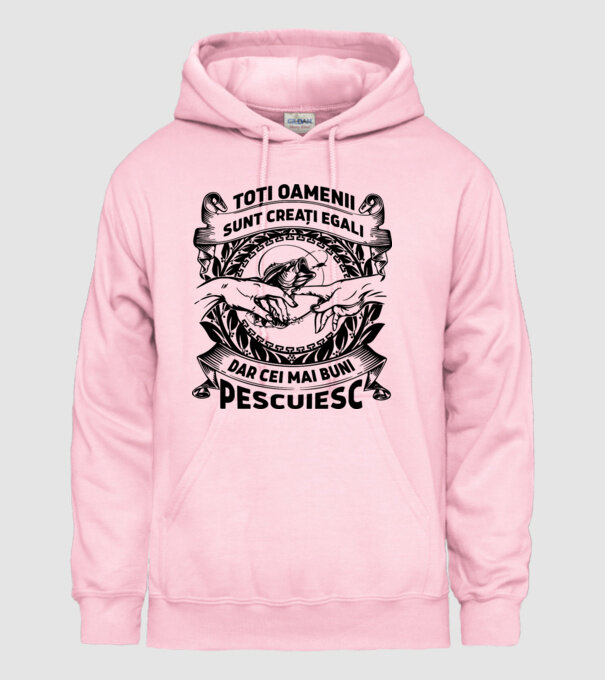 toți oamenii sunt creați egali, dar cei mai buni pescuiesc model roz deschis pe tricou