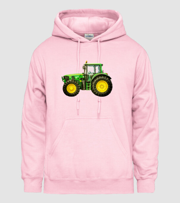 TRACTOR model roz deschis pe tricou