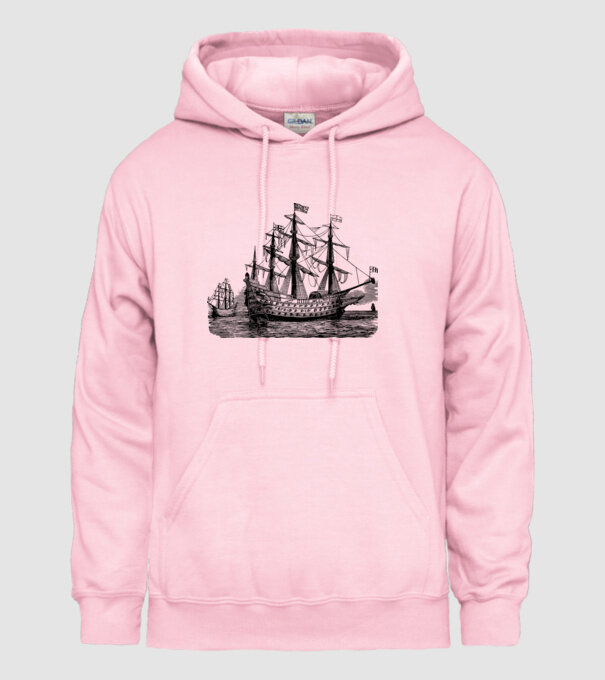 Vapoare model roz deschis pe tricou