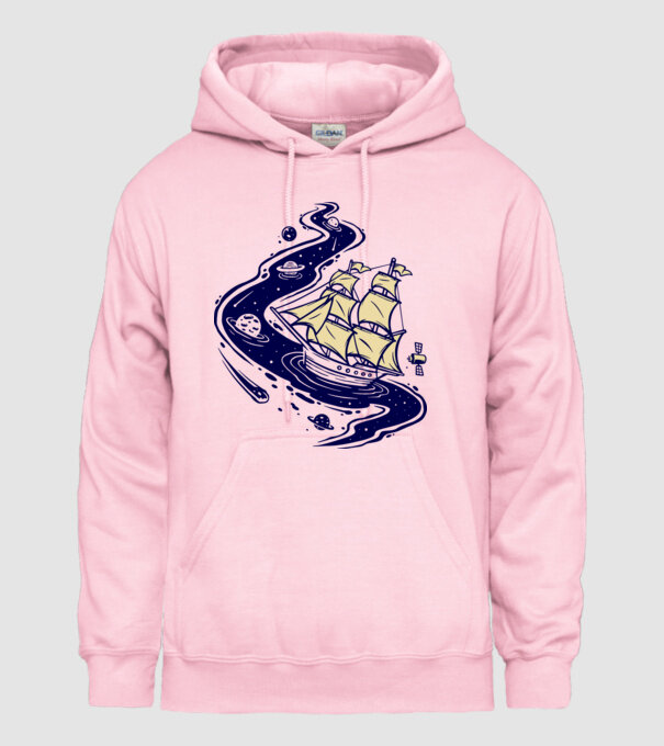 Vapoare model roz deschis pe tricou