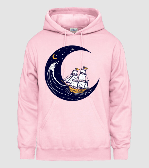 Vapoare model roz deschis pe tricou