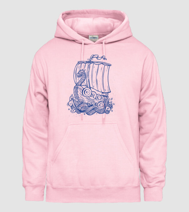Vapoare model roz deschis pe tricou