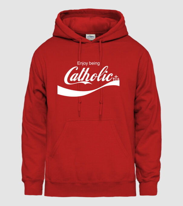 ChatoliCoke model roșu pe tricou