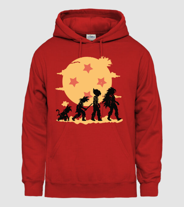 dragonball evolution model roșu pe tricou