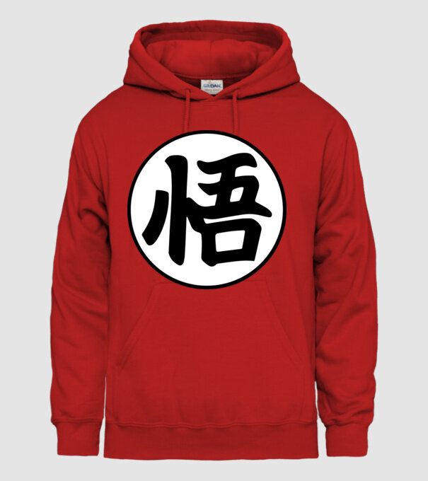 Dragonball logo model roșu pe tricou
