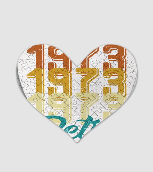 1973 retro model alb pe tricou