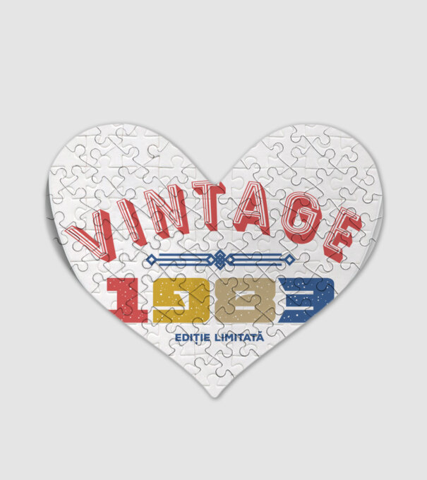 1983 Ediție limitată model alb pe tricou