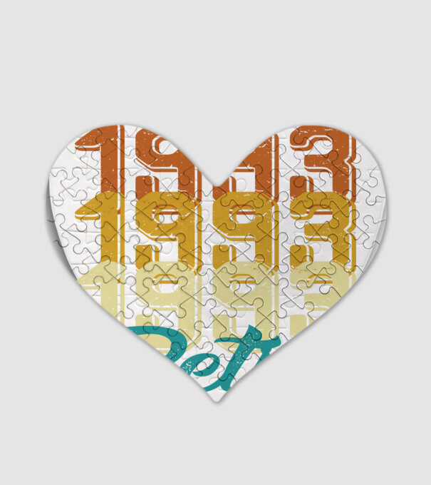 1993 retro model alb pe tricou