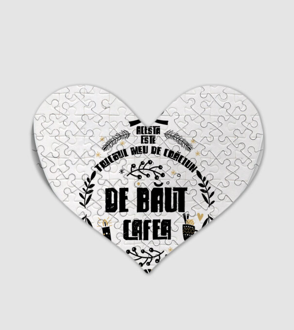 acesta este tricoul meu de Crăciun_de băut cafea model alb pe tricou