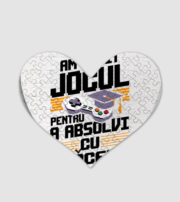 Am oprit jocul absolvent alb model alb pe tricou