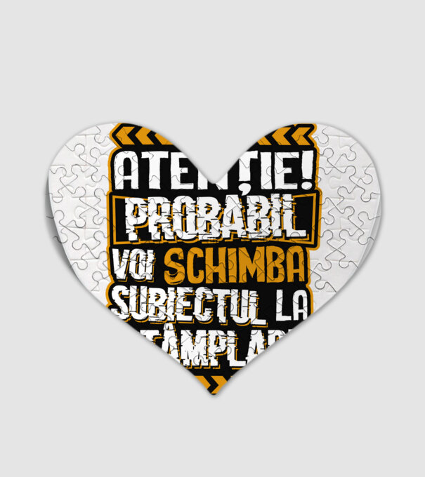 Atenție, probabil voi schimba subiectul la întâmplare pe șah model alb pe tricou