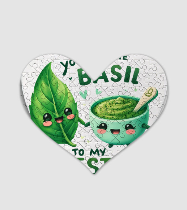 Basil to my Pesto model alb pe tricou