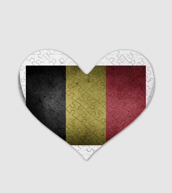BELGIUM model alb pe tricou