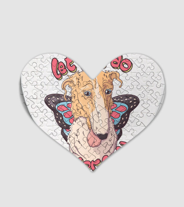 BORZOI let me do it for you fairy model alb pe tricou