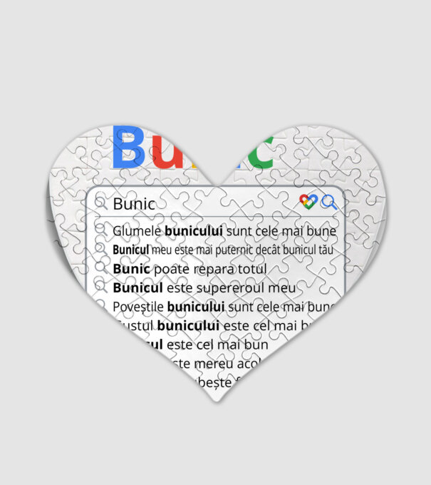 căutare Google Bunic model alb pe tricou