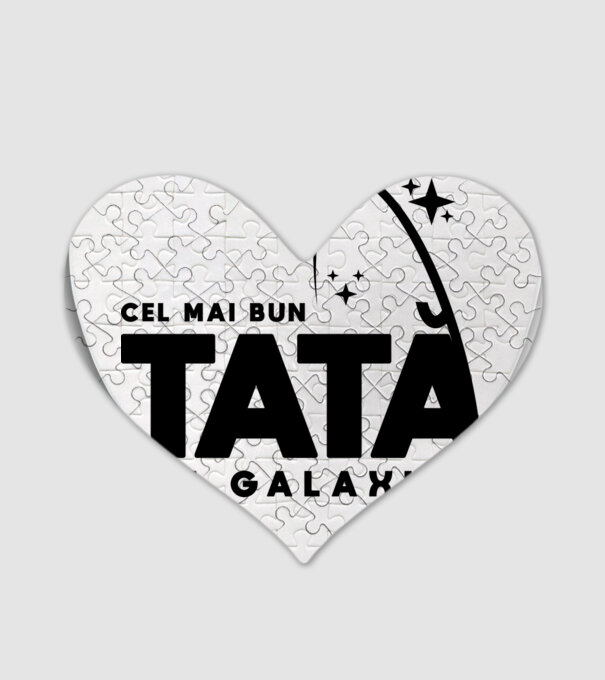 Cel mai bun tată din Galaxie! model alb pe tricou