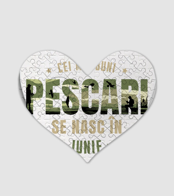 Cei mai buni pescari se nasc în iunie model alb pe tricou