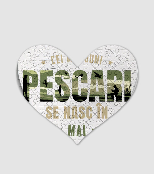 Cei mai buni pescari se nasc în mai model alb pe tricou