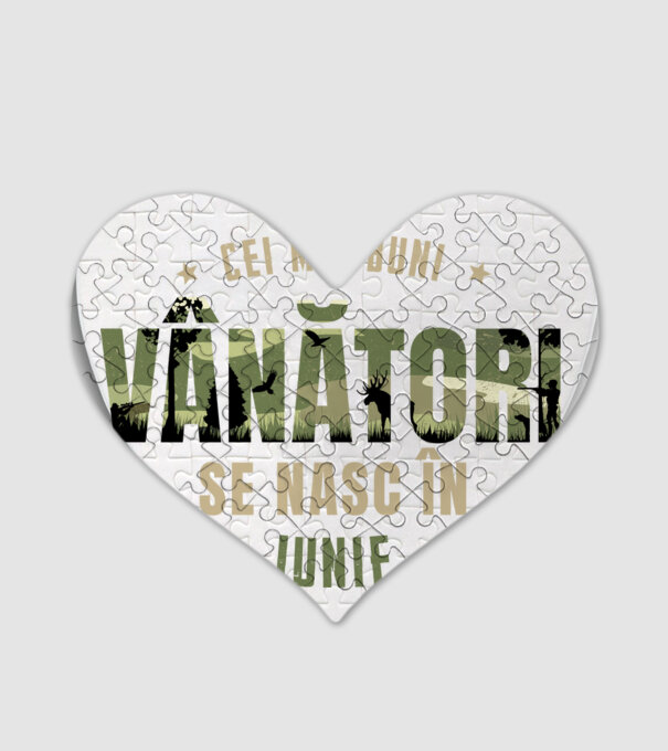 Cei mai buni vânători se nasc în iunie model alb pe tricou