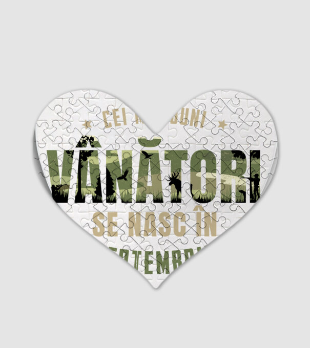Cei mai buni vânători se nasc în septembrie model alb pe tricou
