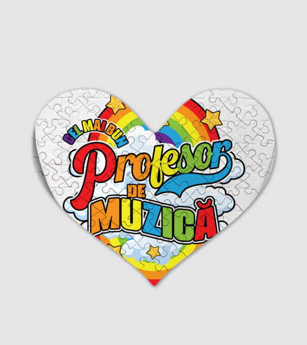 Cel mai bun profesor de muzică model alb pe tricou
