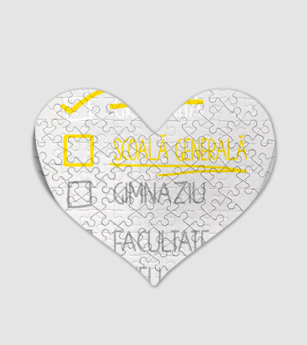 Cheklist educație - grădiniță negru model alb pe tricou
