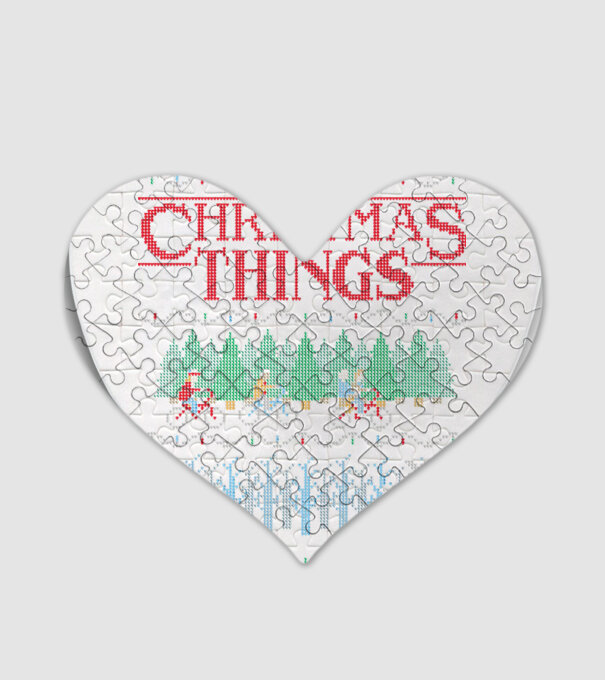 christmas things ugly sweater model alb pe tricou