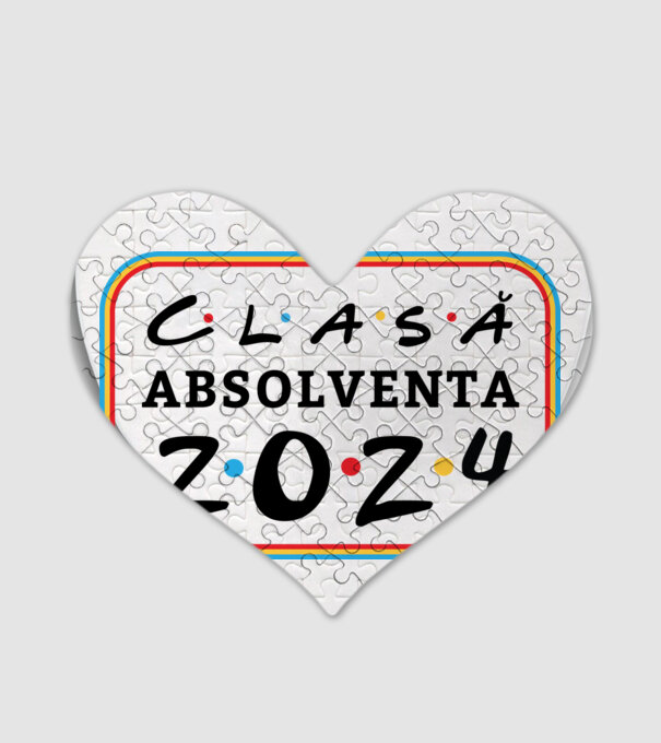 Clasă absolventă friends model alb pe tricou