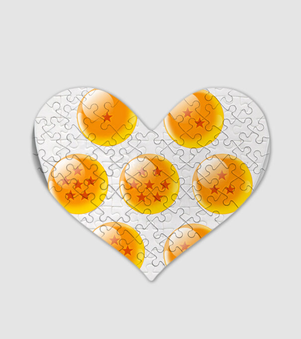 dragonballs model alb pe tricou