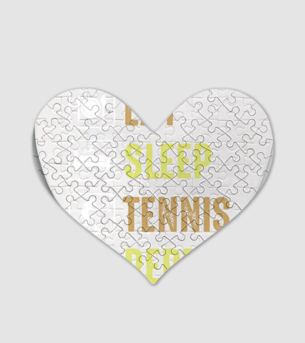 eat sleep tennis repeat model alb pe tricou