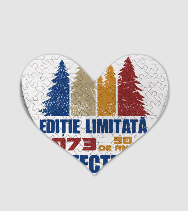 Ediție limitată 1973 - 50 de ani de perfecțiune model alb pe tricou
