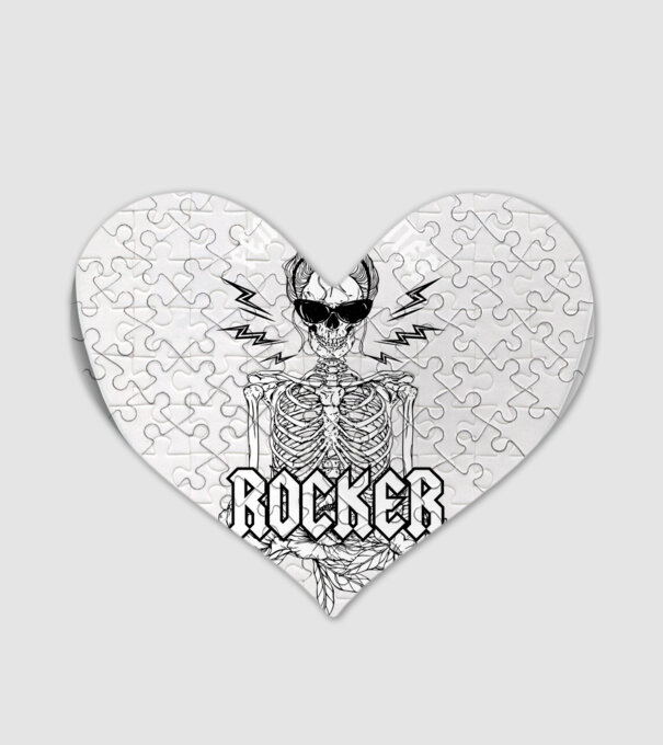 femeie - mutter - rocker model alb pe tricou