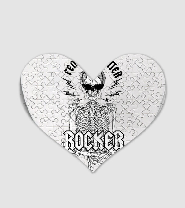 femeie - mutter - rocker model alb pe tricou