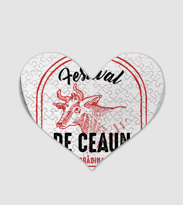 Festival de ceaun - cu tata în grădina din spate! model alb pe tricou