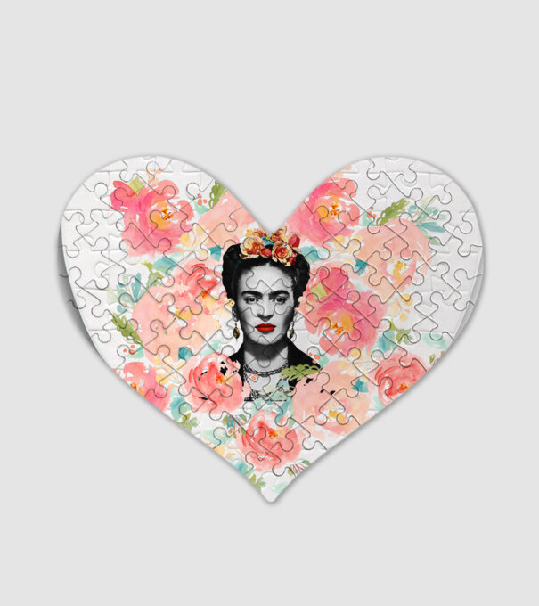 Frida Kahlo 2 model alb pe tricou