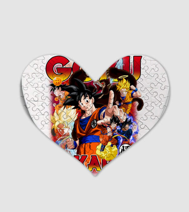 goku dragonball model alb pe tricou